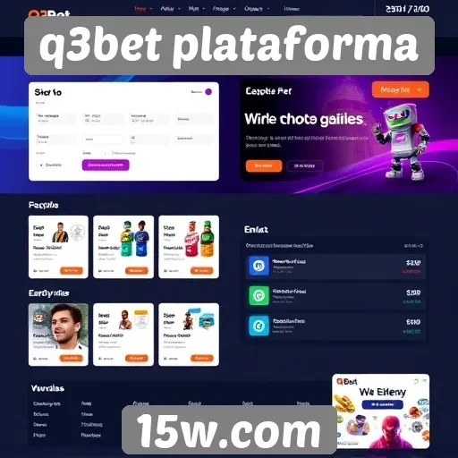 Análise da interface do usuário do site q3bet